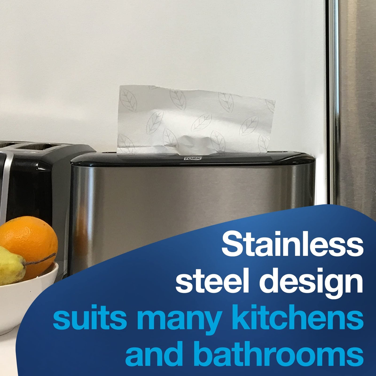 Tork Xpress Paper Towel Dispenser and Tork Multifold Hand Towel Natural H2