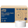 Tork Mini Jumbo Toilet Paper Roll White T2, Advanced (2-Ply) and Tork Matic Soft Hand Towel Roll, White, Advanced (1-Ply)