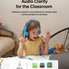 Belkin SoundForm Mini - Wireless Bluetooth Kids Headphones, 30H Battery, 85dB Safe Volume Limit, Built-in Microphone - Toddler On-Ear Earphones for iPhone, iPad, Fire Tablet, Ideal for School - White