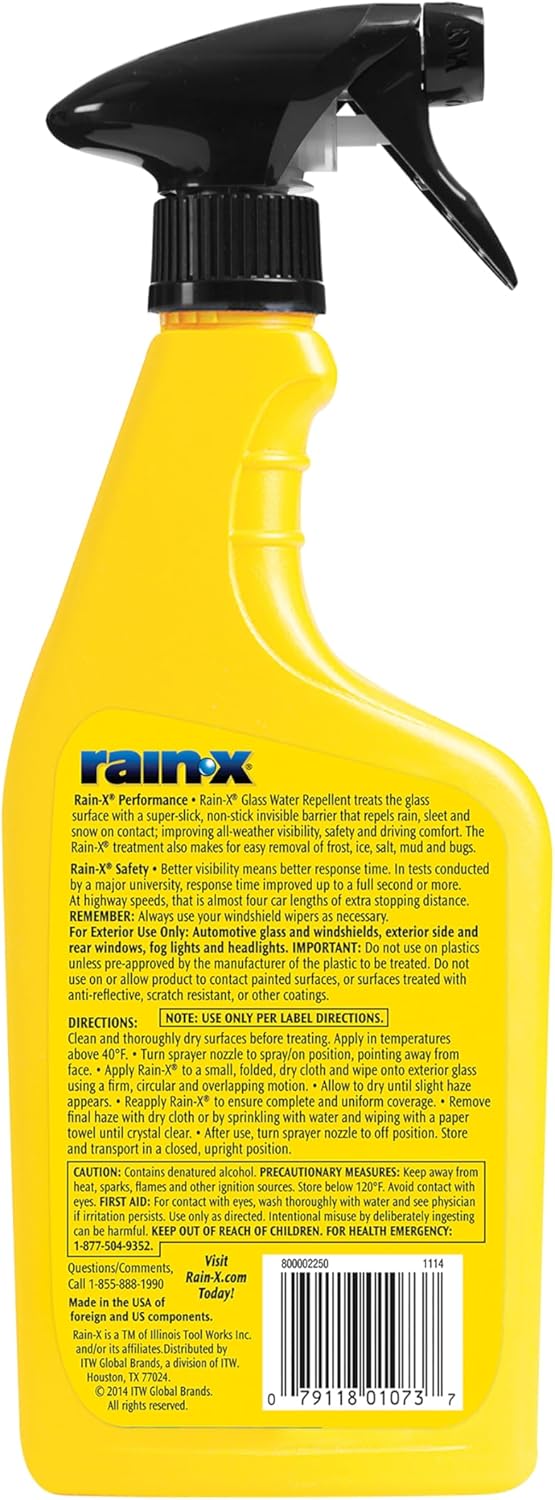Rain-X 630168 Glass Water-Repellent Aerosol 12 oz.