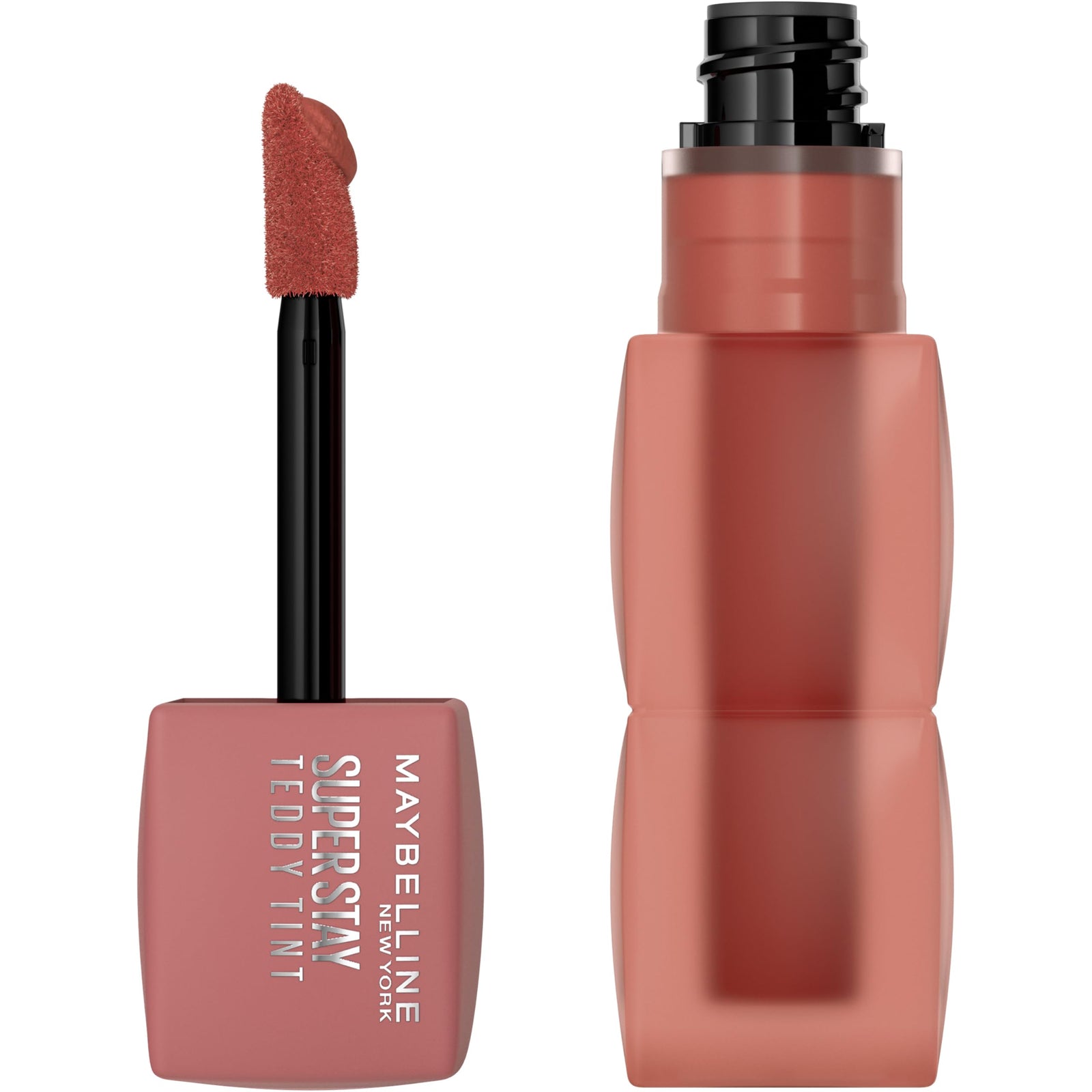 MAYBELLINE Super Stay Teddy Lip Tint, Long Lasting Matte Lipstick for Up To 12HR Wear, Ribbon Tied, 1 Count