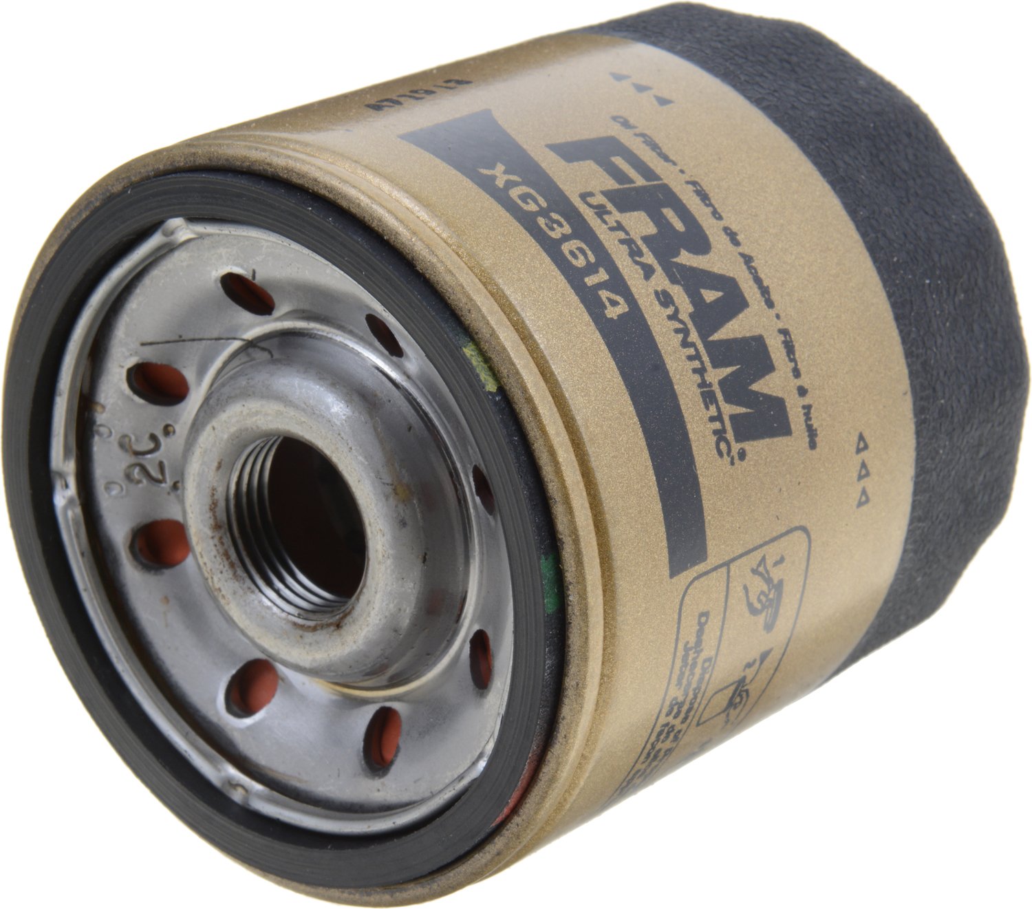 FRAM Ultra Synthetic Automotive Replacement Oil Filter, Designed for Synthetic Oil Changes Lasting up to 20k Miles, XG3614 with SureGrip (Pack of 2)