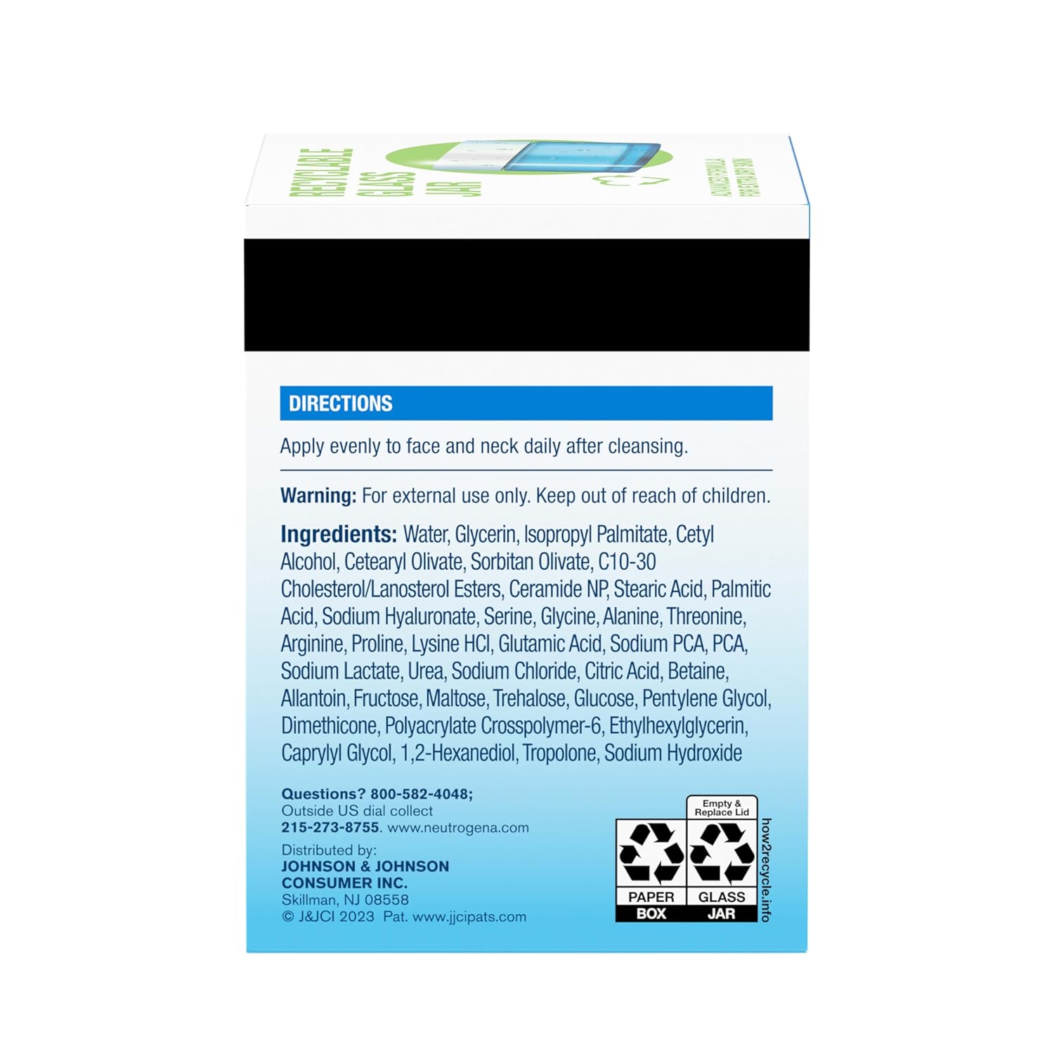 Neutrogena Hydro Boost Skincare Set, Hydro Boost Fragrance Free Gel Cream Face Moisturizer, 1.7 fl oz, & Trial Size Hydro Boost Fragrance Free Hydrating Gel Facial Cleanser, 0.5 fl oz