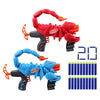 Wild Venompack, Includes 2 Easy Play Nerf Blasters, Scorpion Designs, 20 Nerf Elite Darts, Snake Toys, Ages 6+ (Amazon Exclusive)