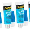 Scotch Super Glue Liquid, 4-Pack of Single-Use Tubes, .017 oz Each, Fast Drying Liquid Formula (AD114)