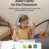 Belkin SoundForm Mini - Wireless Bluetooth Kids Headphones, 30H Battery, 85dB Safe Volume Limit, Built-in Microphone - Toddler On-Ear Earphones for iPhone, iPad, Fire Tablet, Ideal for School - White