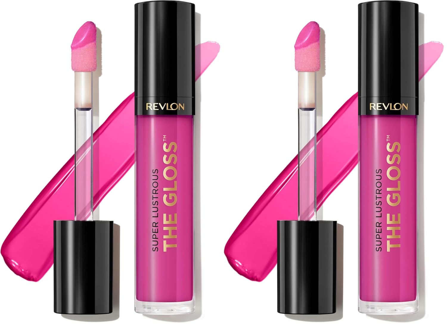 Revlon Super Lustrous Lip Gloss, Non-Sticky, Hydrating, High Shine Finish, 200 Crystal Clear, 0.13 oz