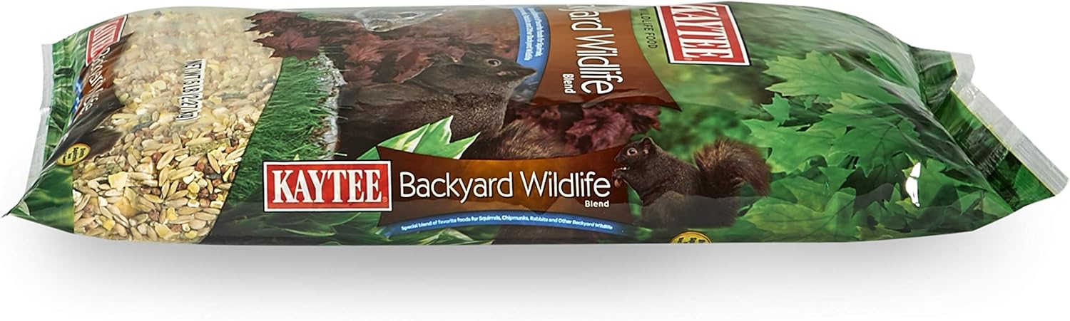 Kaytee Wildlife Food, for Squirrels Chipmunks Rabbits, 5 Pound | Pack of 2