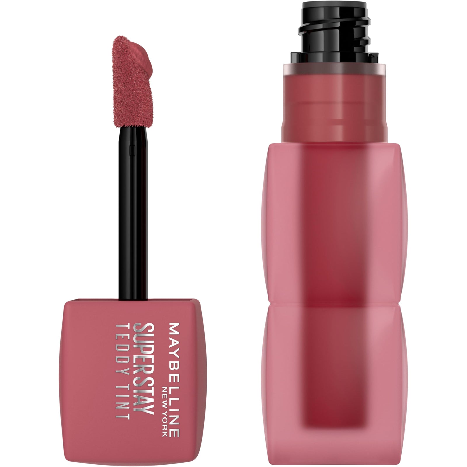 MAYBELLINE Super Stay Teddy Lip Tint, Long Lasting Matte Lipstick for Up To 12HR Wear, Ribbon Tied, 1 Count