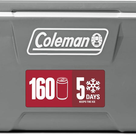 Coleman Classic Series Insulated Portable Rolling Cooler with Wheels, Leak-Resistant Outdoor Hard Cooler Keeps Ice up to 5 Days, 65-Quart