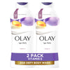 Olay Body Wash for Women, Age Defying with Vitamin E, 24hr Moisturizing, Hydrating & Refreshing, B3 Vitamin Complex, Free of Parabens & Phthalates, For All Skin Types, Scented, 33 fl oz (Pack of 4)