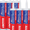Loctite Power Grab Express Heavy Duty Construction Adhesive, 9 fl oz Cartridge, 6 Pack - Versatile Construction Glue for Wood, Wall, Tile, Foam Board & More