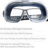 Uvex Stealth OTG Safety Goggles with Clear HydroShield Anti-Fog Lens & Fabric Headband (S3970HSF)