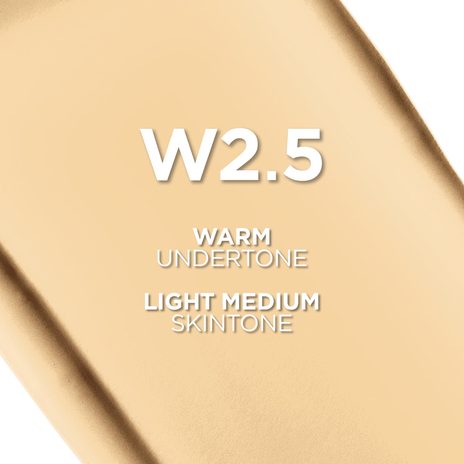 L'Oreal Paris True Match Super-Blendable Foundation, Medium Coverage Liquid Foundation Makeup, W2.5, Light Medium, 1 Fl Oz