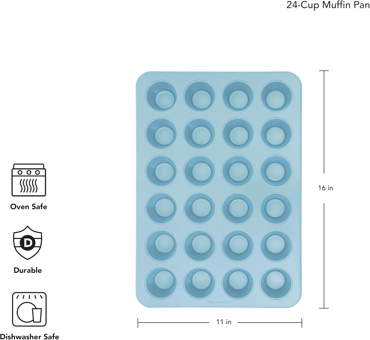 KitchenAid Non-stick Muffin Pan, 12 Cup, Evergreen