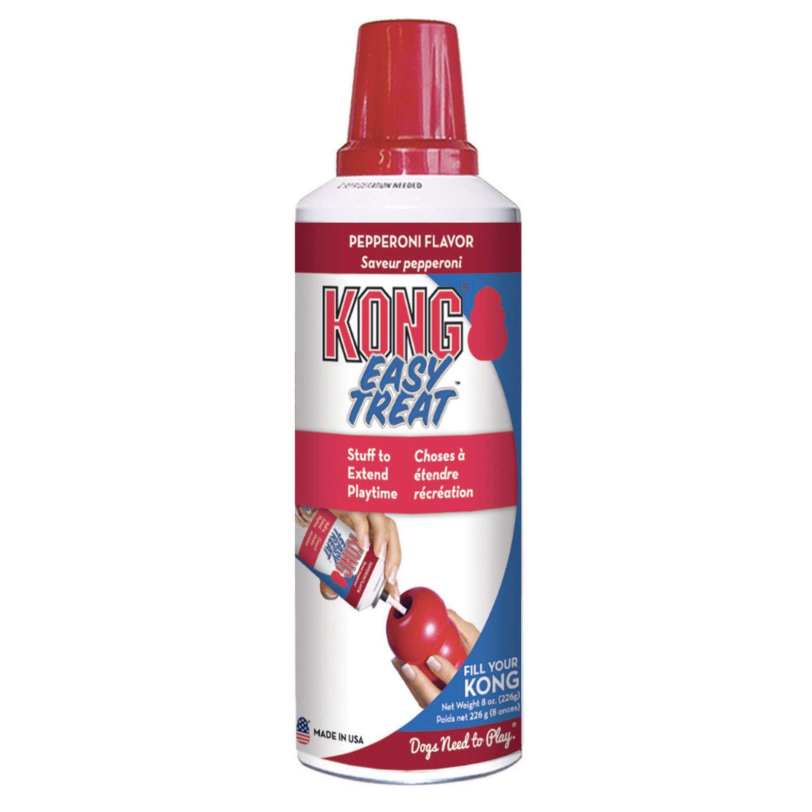 KONG - Easy Treat - Dog Treat Paste - Peanut Butter - 8 Ounce