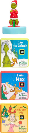 Little Tikes Story Dream Machine Dr. Seuss Grinch Collection, Storytime, Books, Audio Play Character, Gift and Toy for Toddlers and Kids Girls Boys Ages 3+ Years