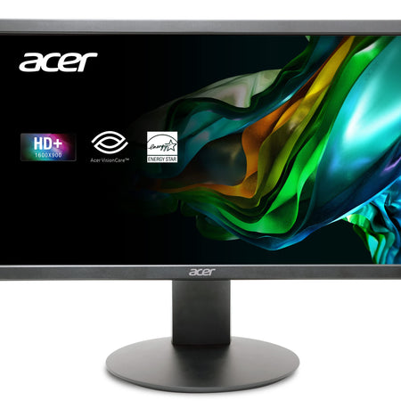 Acer K202Q bi 19.5-inch Professional HD+ (1600 x 900) Monitor, 75Hz Refresh Rate, VESA Mountable, VisionCare Technologies, BlueLight Filter & Flickerless Technology (HDMI Port & VGA Port),Black