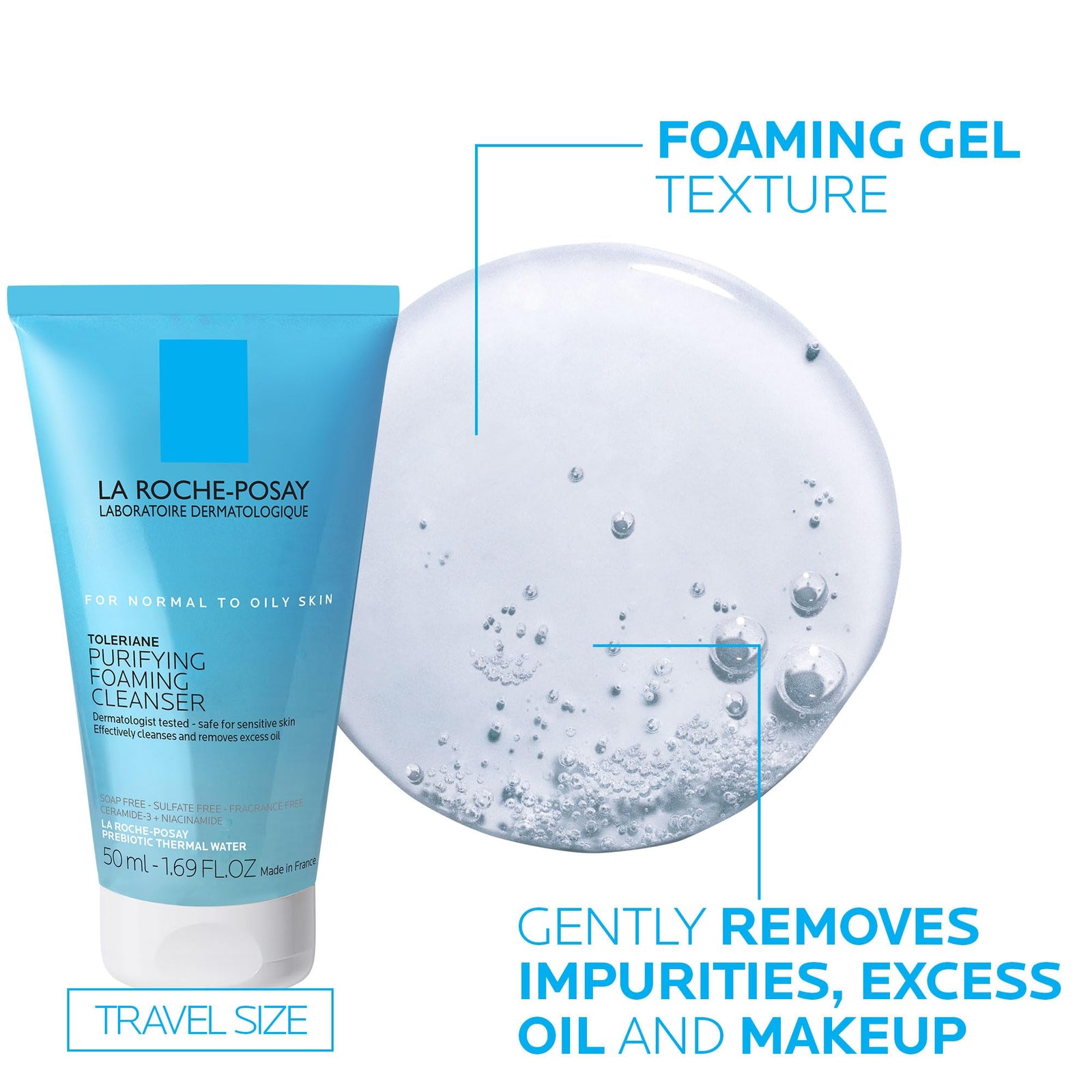 La Roche-Posay Toleriane Double Repair Face Moisturizer, Daily Moisturizer Face Cream with Ceramide & Niacinamide for All Skin Types, Immediate Comfort & Long Lasting Hydration, Fragrance Free