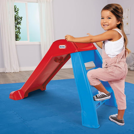 Little Tikes First Slide for Kids, Easy Set Up for Indoor Outdoor, Easy to Store, for Toddlers Ages 18 Months - 6 years