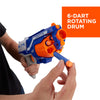 NERF Disruptor Elite Blaster - 6-Dart Rotating Drum, Slam Fire, Includes 6 Official Nerf Elite Darts - for Kids, Teens, Adults (Amazon Exclusive)