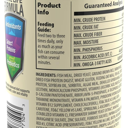 TetraMin Nutritionally Balanced Tropical Flake Food for Tropical Fish, 2.2 oz