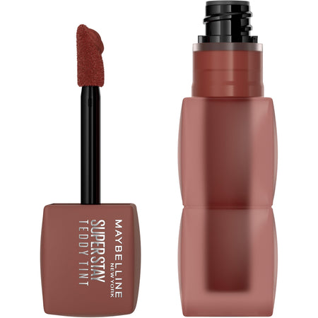 MAYBELLINE Super Stay Teddy Lip Tint, Long Lasting Matte Lipstick for Up To 12HR Wear, Ribbon Tied, 1 Count