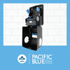Pacific Blue Ultra 8" High-Capacity Automated Touchless Paper Towel Dispenser by GP PRO (Georgia-Pacific); Black; 59590; 12.9" W x 9" D x 16" H; 1 Dispenser