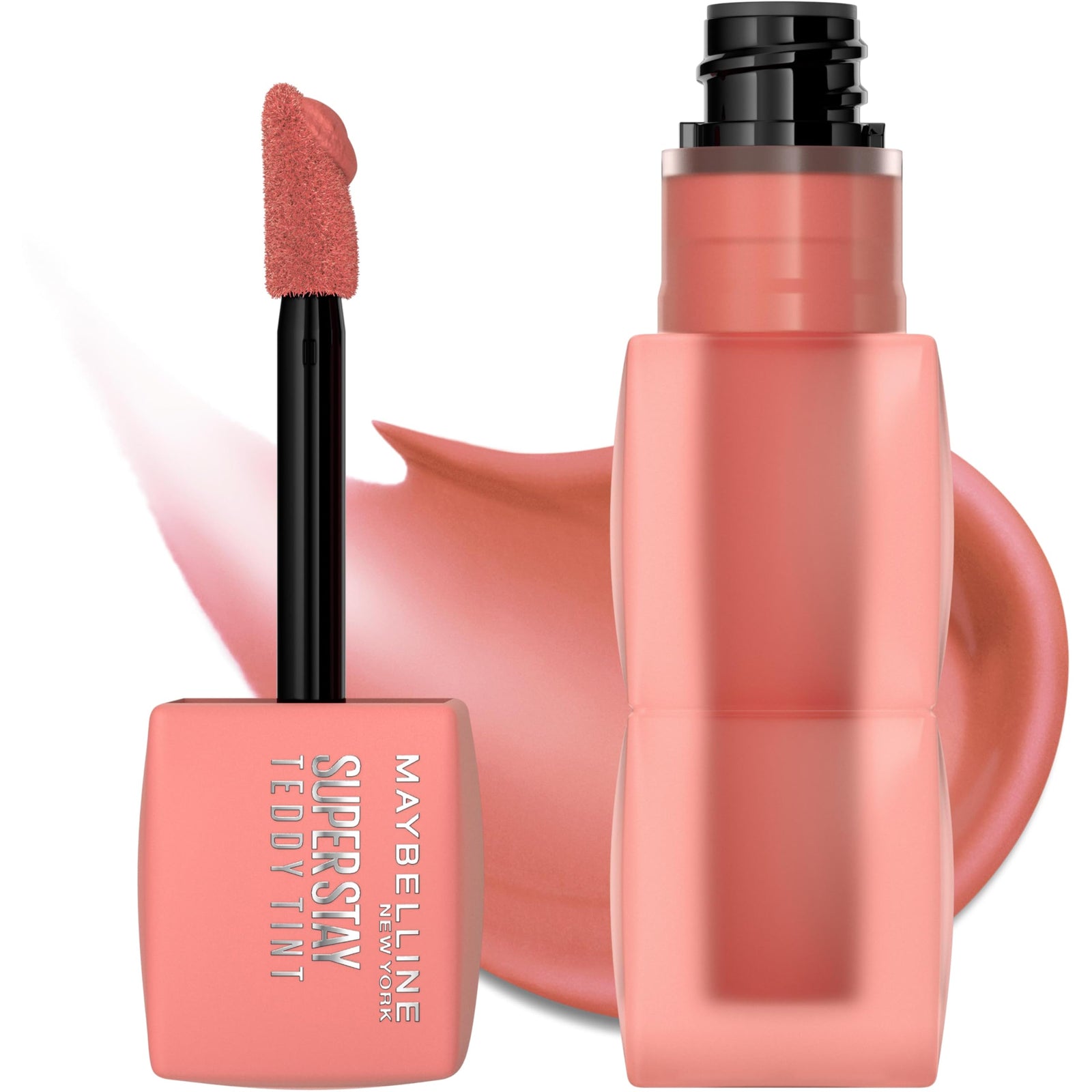 MAYBELLINE Super Stay Teddy Lip Tint, Long Lasting Matte Lipstick for Up To 12HR Wear, Ribbon Tied, 1 Count