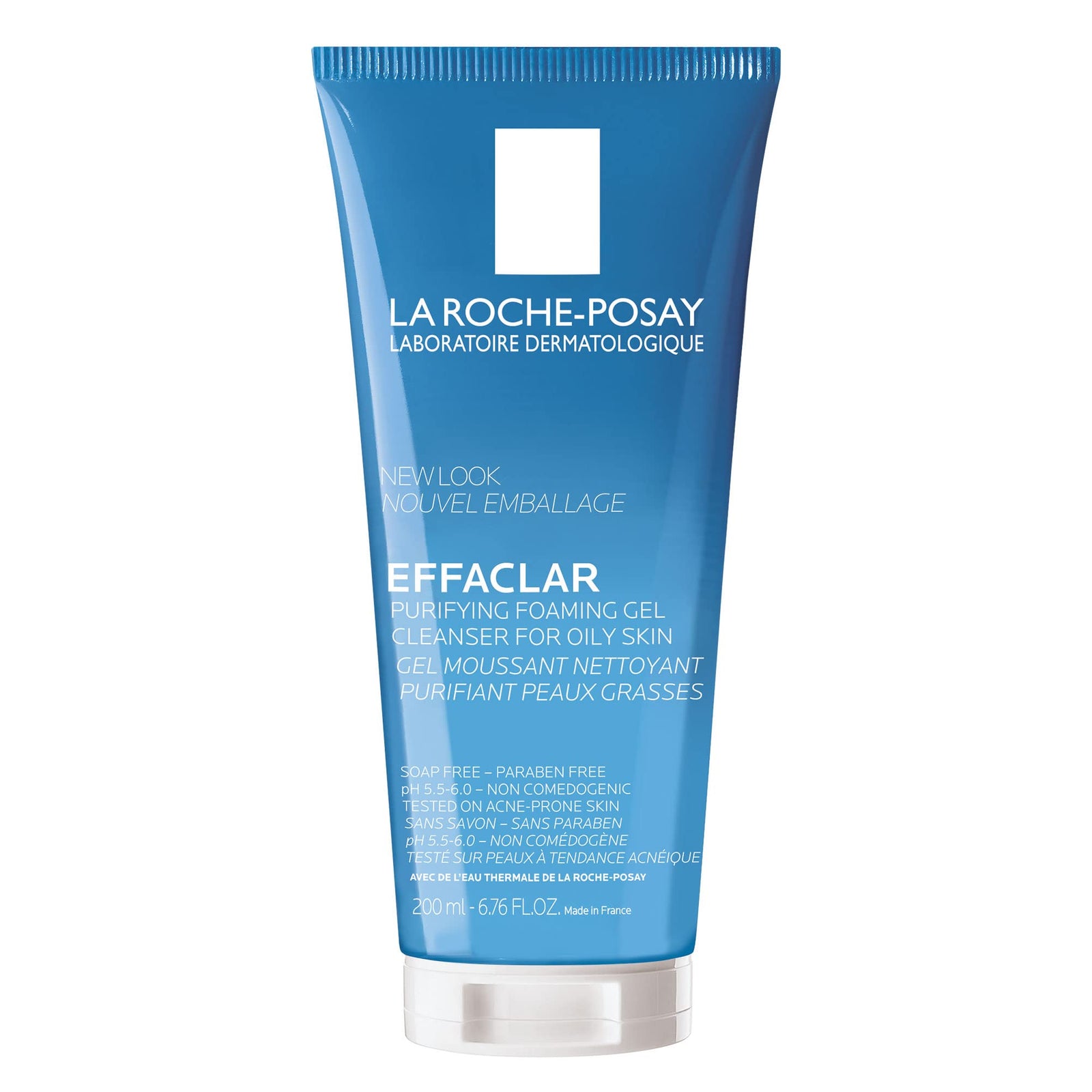 La Roche-Posay Effaclar Purifying Foaming Gel Cleanser for Oily Skin, With Zinc Pidolate To Remove Excess Oil, Alcohol Free & Oil Free, Face Wash For Oily Skin, Dermatologist & Sensitive Skin Tested