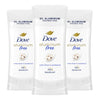 Dove Aluminum Free Deodorant for Women 3 Count Coconut and Pink Jasmine 72 hour odor protection 2.6 oz