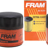 FRAM Ultra Synthetic Automotive Replacement Oil Filter, Designed for Synthetic Oil Changes Lasting up to 20k Miles, XG3614 with SureGrip (Pack of 2)