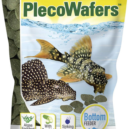 Tetra PlecoWafers 86 Grams, Nutritionally Balanced Fish Food For Algae Eaters , 3.03 Ounce (Pack of 1)