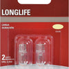 SYLVANIA - 194 Long Life Miniature - Bulb, Ideal for Interior Lighting – Trunk, Cargo and License Plate (Contains 2 Bulbs)