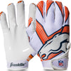 Franklin Sports Youth NFL Football Receiver Gloves - Kids Football Gloves Pair - NFL Team Logos and Silicone Palm