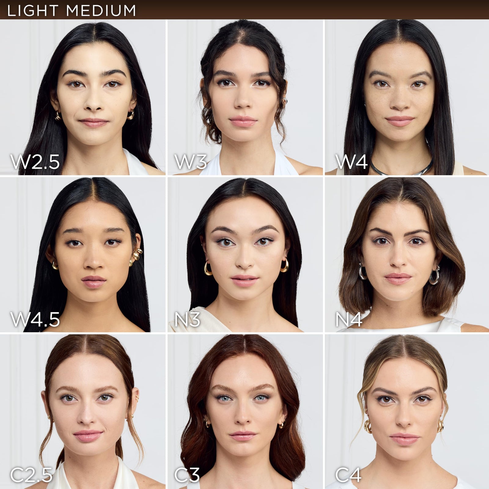 L'Oreal Paris True Match Super-Blendable Foundation, Medium Coverage Liquid Foundation Makeup, W2.5, Light Medium, 1 Fl Oz