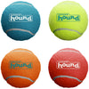 Outward Hound Squeaker Ballz 4-Pack Tennis Ball Dog Toys with Squeaker, Interactive Fetch Play for Pets Under 25 lbs, Training Balls for Indoor & Outdoor Exercise, Small, 2-inch