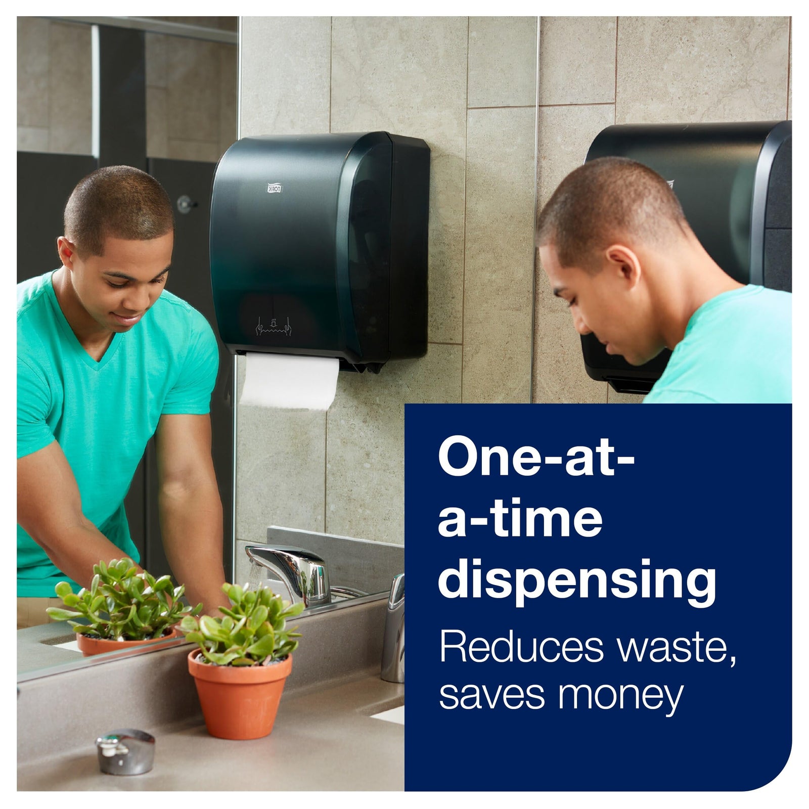 Tork Hand Towel Roll, Natural, Universal, H80, Extra Large, 100% Recycled, 1-Ply, 6 Rolls x 1000 ft, 8031000