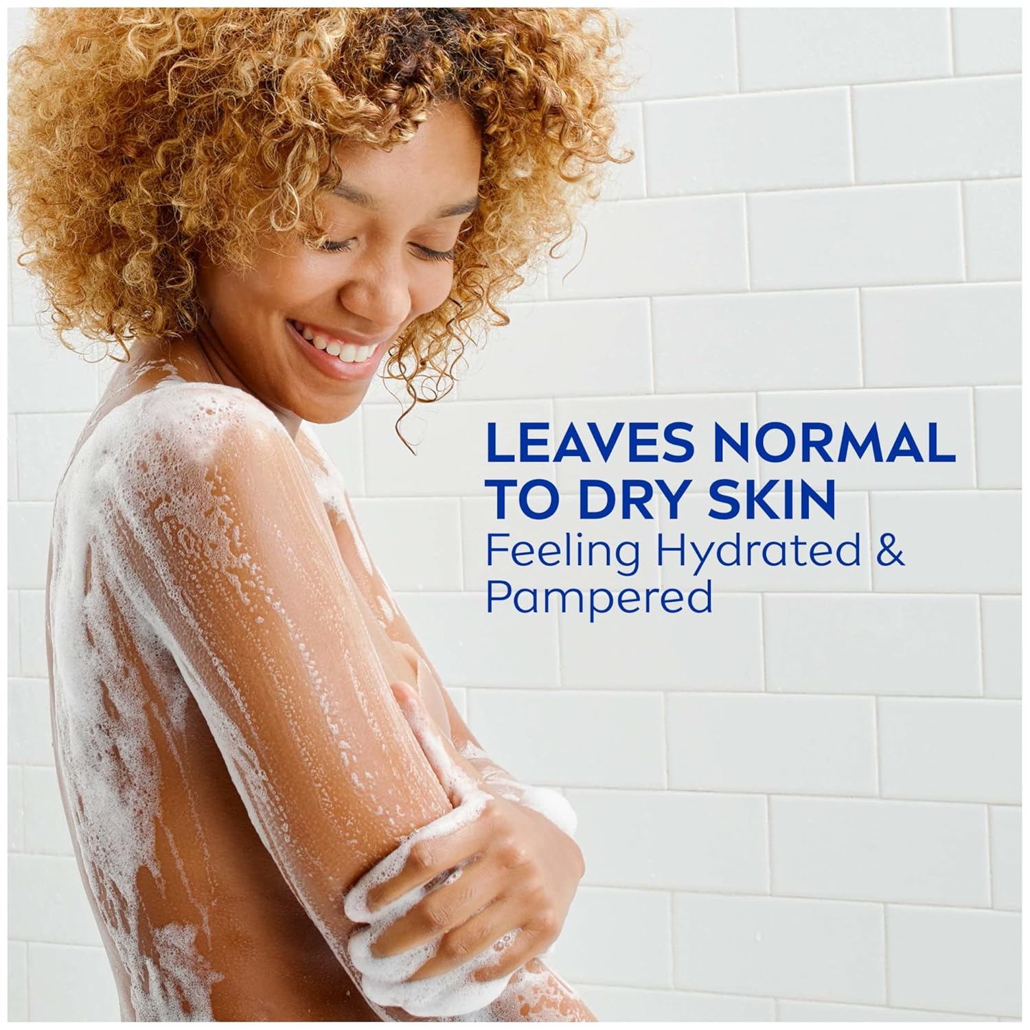 NIVEA Pampering Cocoa and Shea Butter Body Wash with Nourishing Serum, Moisturizing Body Wash for Women, Enriched with Provitamin B5 and Vitamin E, 20 Fl Oz Bottle