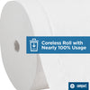 Georgia-Pacific Compact 2-Roll Side-by-Side Coreless High-Capacity Toilet Paper Dispenser by GP PRO (Georgia-Pacific), Stainless, 56798, 10.120" W x 6.750" D x 7.120" H, Stainless Steel