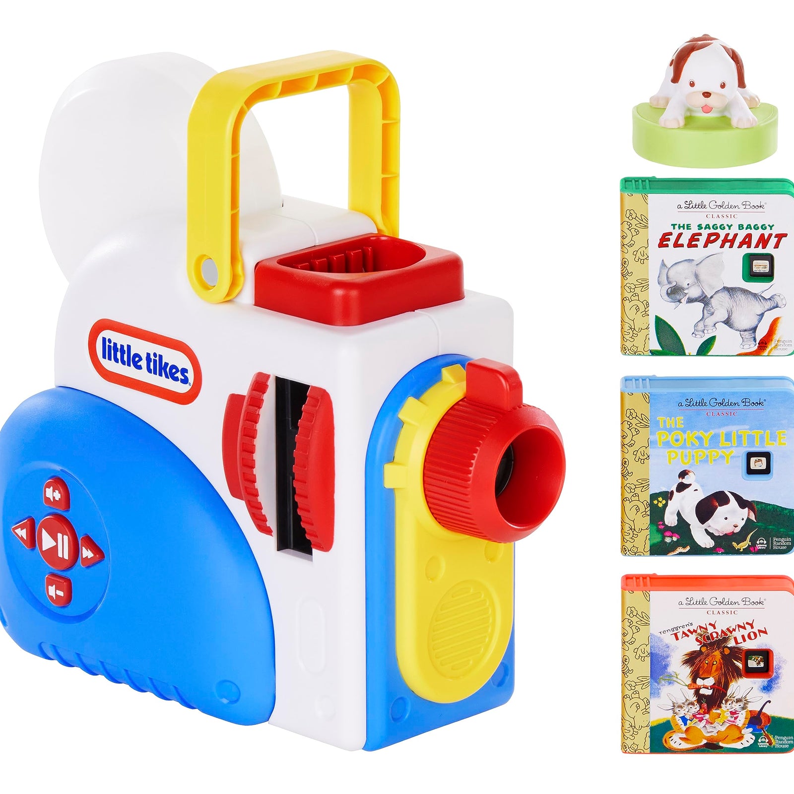 Little Tikes Story Dream Machine Starter Set, Storytime, Books, Little Golden Book, Audio Play, The Poky Little Puppy Character, Nightlight, Toy Gift for Toddlers and Kids Girls Boys Ages 3+