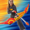 Nerf Pyrostrike Megabow, 42-Inch Bow Fires Arrows Up to 105 Feet, 2 Arrows with Soft Tips, Kids Outdoor Toys, Ages 10+ (Amazon Exclusive)