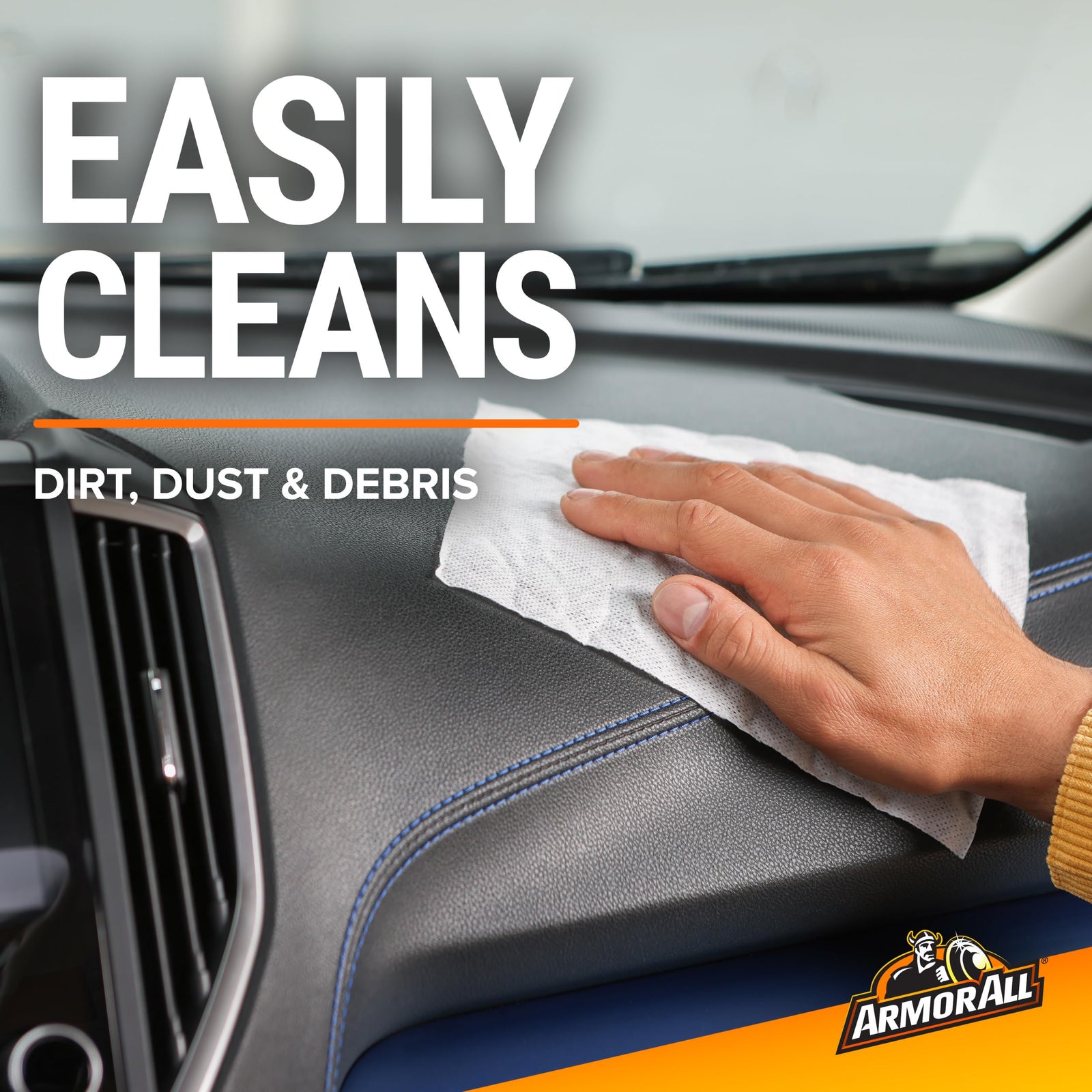 Armor All Original Protectant Wipes, Car Interior Cleaner Wipes with UV Protection to Fight Cracking & Fading, 30 Count