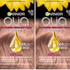 Garnier Hair Color Olia Ammonia-Free Brilliant Color Oil-Rich Permanent Hair Dye, 9 1/2.1 Lightest Ash Blonde, 1 Count (Packaging May Vary)