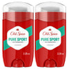 Old Spice Aluminum Free Deodorant For Men, High Endurance, 24/7 Sweat Defense & Odor Protection, 24/7 Freshness & Lasting Scent, Pure Sport Scent, 2.25 oz