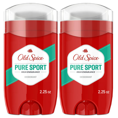 Old Spice Aluminum Free Deodorant For Men, High Endurance, 24/7 Sweat Defense & Odor Protection, 24/7 Freshness & Lasting Scent, Pure Sport Scent, 2.25 oz