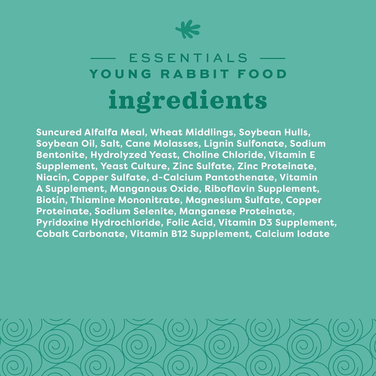 Oxbow Essentials Rabbit Food, Adult Rabbit, Made with Oxbow Timothy Hay, Pet Pellets with Vitamins & Minerals, Small Animal Pet Products, Bunny Supplies, Made in USA, Bunny Food, 5 lb