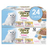 Purina Fancy Feast Gravy Lovers Poultry and Beef Grilled Gourmet Wet Cat Food Variety Pack - (Pack of 24) 3 oz. Cans