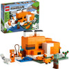 LEGO Minecraft The Fox Lodge House 21178 Animal Toys with Drowned Zombie Figure, Birthday Gift for Grandchildren, Kids, Boys and Girls Ages 8 and Up