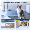 PetSafe ScoopFree Disposable Crystal Cat Litter Tray - Easy Cleaning Box - Refill Tray for Electric Litter Box - Fragrance Free - 4.3 lb Bags - 6 Pack